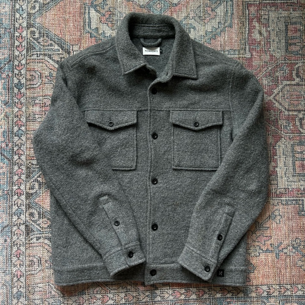 Nowadays Boiled Wool Jacket